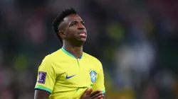 Vini Jr. é considerado um dos favoritos à Bola de Ouro. Laurence Griffiths/Getty Images.