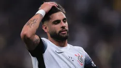 SP - SAO PAULO - 26/06/2024 - BRASILEIRO A 2024, CORINTHIANS X CUIABA - Yuri Alberto jogador do Corinthians lamenta durante partida contra o Cuiaba no estadio Arena Corinthians pelo campeonato Brasileiro A 2024. Foto: Ettore Chiereguini/AGIF