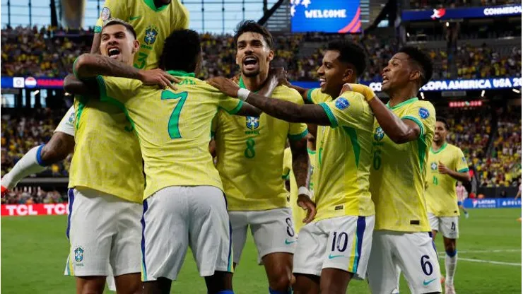 Seleção Brasileira na Copa América; Foto: Kevork Djansezian/Getty Images