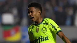 Estêvão comemorando o seu gol contra o Imortal. Foto: Cesar Greco/Palmeiras