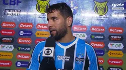 Pepê do Grêmio falou sobre empate com Palmeiras - Foto: Reprodução/Premiere