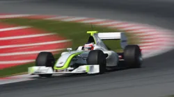 Rubens Barrichello, da Brawn, em teste de pré-temporada no ano de 2009 (Foto: Mark Thompson/Getty Images)
