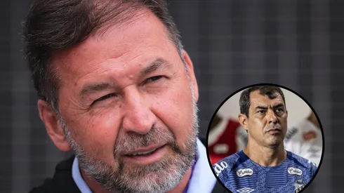 Augusto Melo recebeu ligação de Marcelo Teixeira que não liberou Carille ao Timão - Foto: Rodrigo Coca/Ag. Corinthians e Raul Baretta/Santos FC