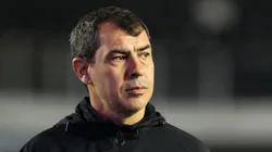 SP - SANTOS - 01/07/2024 - BRASILEIRO B 2024, SANTOS X CHAPECOENSE - Fabio Carille tecnico do Santos antes da partida contra o Chapecoense no estadio Vila Belmiro pelo campeonato Brasileiro B 2024.