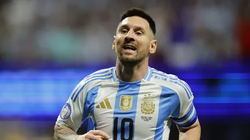 Messi em partida da Copa América 2024 (Foto: Alex Slitz/Getty Images)