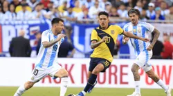 Messi em jogo amistoso entre Argentina x Equador (Foto: Justin Casterline/Getty Images)
