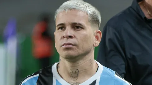 Soteldo durante partida entre Grêmio e Estudiantes-ARG, no Estádio Couto Pereira, pela Copa Libertadores da América, no dia 08/06/2024.