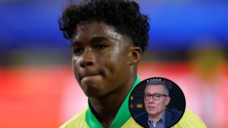 Paulo Calçade criticou bastante Dorival por não usar Endrick como titular do Brasil na Copa América - Fotos: Buda Mendes e Reprodução/Disney