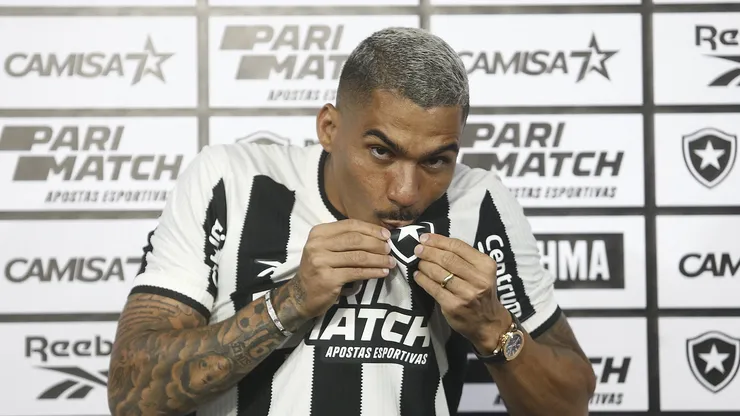 Allan no Botafogo. Foto: Vitor Silva/Botafogo.