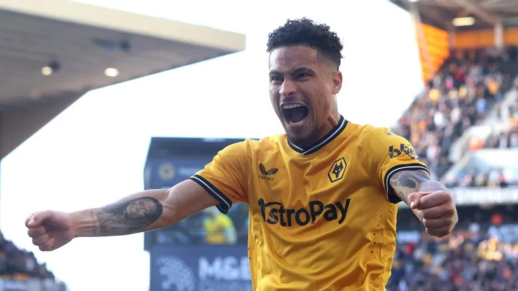 João Gomes, meio-campista do Wolverhampton -Foto: Nathan Stirk/Getty Images