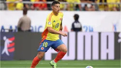 Foto: Chris Coduto/Getty Images - James Rodríguez em jogo da Colômbia.