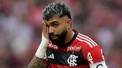 Gabigol durante partida entre Flamengo e Vasco, no Maracanã, pelo Campeonato Brasileiro de 2023, no dia 22/10.