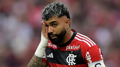 Gabigol durante partida entre Flamengo e Vasco, no Maracanã, pelo Campeonato Brasileiro de 2023, no dia 22/10.
