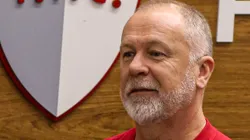 Mano Menezes em sua chegada ao Fluminense, no CT Carlos Castillo, no dia 02/07/2024. Foto: Marcelo Gonçalves/FFC