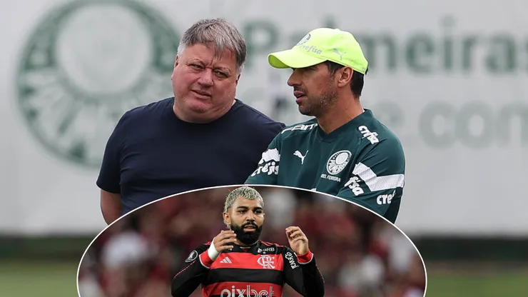 Anderson Barros e Abel Ferreira têm posturas diferentes dobre Gabigol