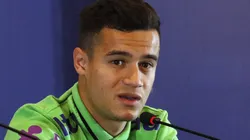 Philippe Coutinho em entrevista coletiva no Hotel Sheraton, em Santiago, no Chile, durante a Copa América de 2015, no dia 19/06.
