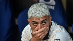 Gabigol durante partida do Brasileirão. Atacante desperta interesse do exterior.