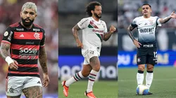 Gabigol, Marcelo e Fagner fazem parte da lista com mais de 100 jogadores disponíveis a assinar pré contrato com outros clubes. (Foto: AGIF).