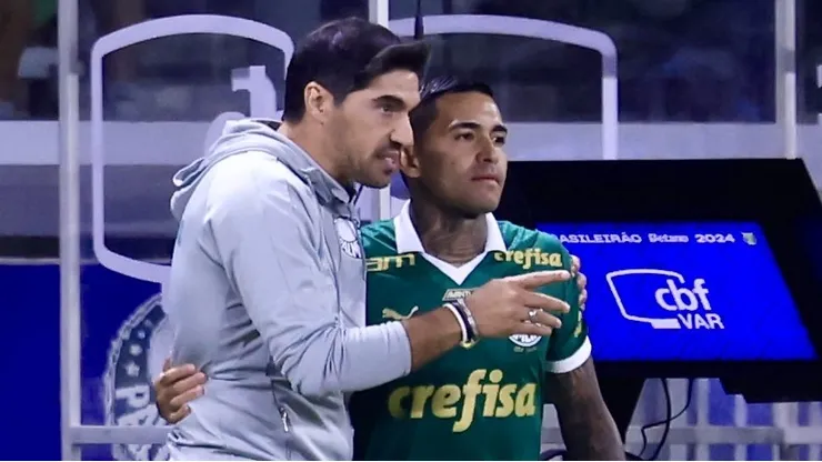 Dudu e Abel Ferreira, atacante e treinador do Palmeiras - Foto: Marcello Zambrana/AGIF