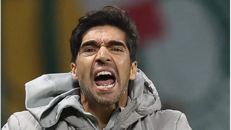 Abel Ferreira causou mais uma vez na coletiva e citou o Mengão - (Foto: Cesar Greco/Palmeiras/by Canon)