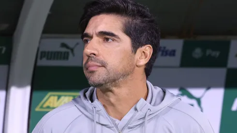 Abel Ferreira durante partida entre Palmeiras e Corinthians, no Allianz Parque, pelo Campeonato Brasileiro, no dia 01/07/2024.