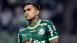 Foto: Abner Dourado/AGIF - Dudu é xingado em Dérbi por torcedores do Palmeiras
