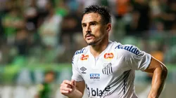 Willian Bigode: gol no fim do jogo para dar os três pontos ao Santos (Foto: Fernando Moreno/AGIF)