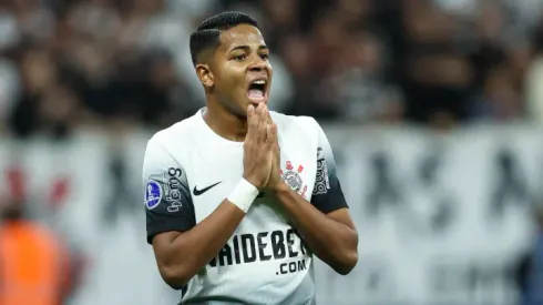 Foto: Alexandre Schneider/GettyImages - Wesley se destaca em primeiro tempo de Palmeiras x Corinthians