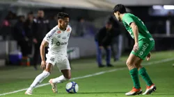 Jogador da base durante o jogo da 13ª rodada