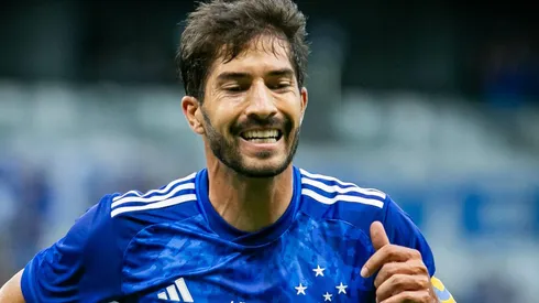 Lucas Silva durante partida entre Cruzeiro e Botafogo, no Mineirão, pelo Campeonato Brasileiro, no dia 14/04/2024.