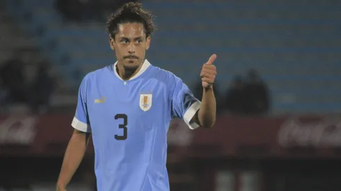 Maurício Lemos pela seleção do uruguai. Foto: Imago
