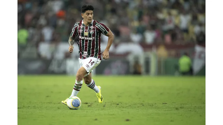 German Cano, jogador do Fluminense durante partida contra o Internacional no estadio Maracana pelo campeonato Brasileiro A 2024