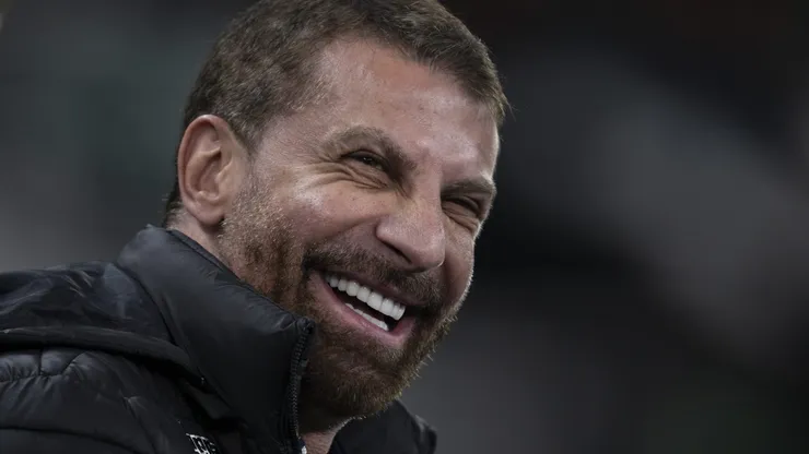 Pedrinho, presidente do Vasco, antes do clássico contra o Fluminense, no Estádio Nílton Santos, pelo Campeonato Brasileiro, no dia 10/08/2024.
