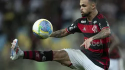 Michael jogador do Flamengo durante partida contra o Bragantino. Foto: Jorge Rodrigues/AGIF