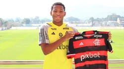 Gonzalo Plata no Ninho do Urubu.