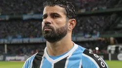 Diego Costa durante partida entre Grêmio e Estudiantes-ARG, no Estádio Couto Pereira, pela Copa Libertadores da América, no dia 08/06/2024.