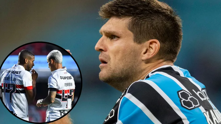 Kannemann e Ferreira chegaram a ser procurados pelo Santos em 2023 - Fotos: IMAGO