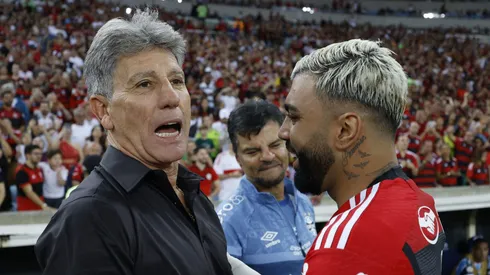 Renato Gaúcho e Gabigol - Foto: Wagner Meier/Getty Images