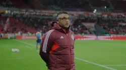 Roger reclamou da arbitragem. Divulgação/Ricardo Duarte/SC Internacional.
