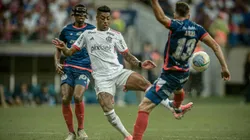 Bruno Henrique jogador do Flamengo durante partida contra o Bahia no estadio Arena Fonte Nova pelo campeonato Copa Do Brasil 2024.