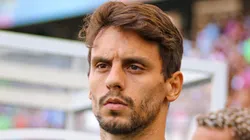 BA - SALVADOR - 13/05/2023 - BRASILEIRO A 2023, BAHIA X FLAMENGO - Rodrigo Caio jogador do Flamengo durante aquecimento antes da partida contra o Bahia no estadio Arena Fonte Nova pelo campeonato BRASILEIRO A 2023. Foto: Renan Oliveira/AGIF