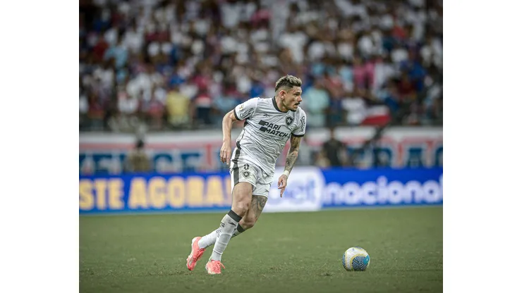 Tiquinho jogador do Botafogo durante partida contra o Bahia. Foto: Jhony Pinho/AGIF