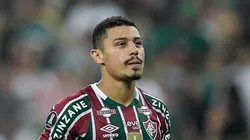 RJ - RIO DE JANEIRO - 20/08/2024 - COPA LIBERTADORES 2024, FLUMINENSE X GREMIO - Andre jogador do Fluminense durante partida contra o Gremio no estadio Maracana pelo campeonato Copa Libertadores 2024. Foto: Thiago Ribeiro/AGIF