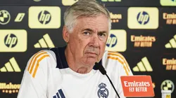 Carlo Ancelotti, treinador do Real Madrid, em entrevista coletiva, no dia 23/08/2024.