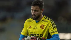 Matheus Cunha, goleiro do Flamengo que deve ser titular na partida contra o Bahia, pelo jogo de ida das quartas de final da Copa do Brasil.