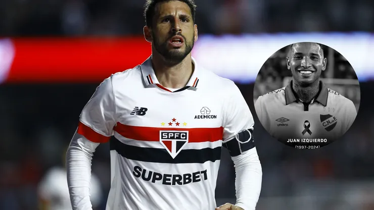 Liderados por Calleri, jogadores do São Paulo vão ao enterro de Juan Izquierdo - Foto: AGIF