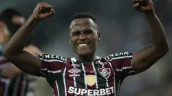 Jhon Arias jogador do Fluminense após partida contra o Grêmio. Foto: Jorge Rodrigues/AGIF