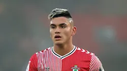 Alcaraz em ação pelo Southampton.