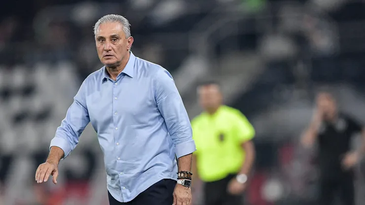 Tite em jogo do Rubro-Negro, contra o Botafogo