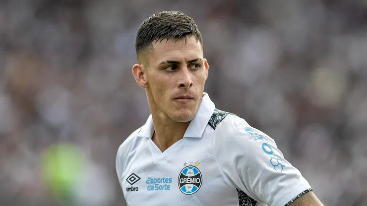 Atacante argentino em partida contra o Vasco